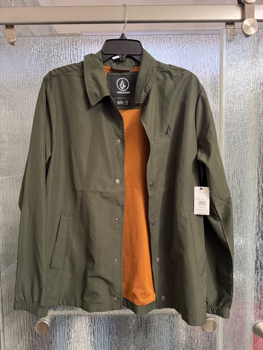 Volcom Men's Kentwood Coach Jacket with Mesh Lining